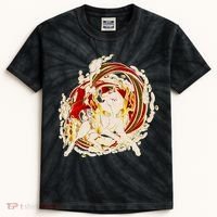 Japanese Mythology Okami Wolf Kids Tie-Dye T-Shirt thumb 0