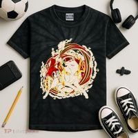 Japanese Mythology Okami Wolf Kids Tie-Dye T-Shirt thumb 2