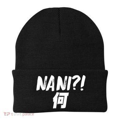 Japanese NANI WHAT Beanie