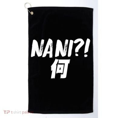 Japanese NANI WHAT Golf Towel