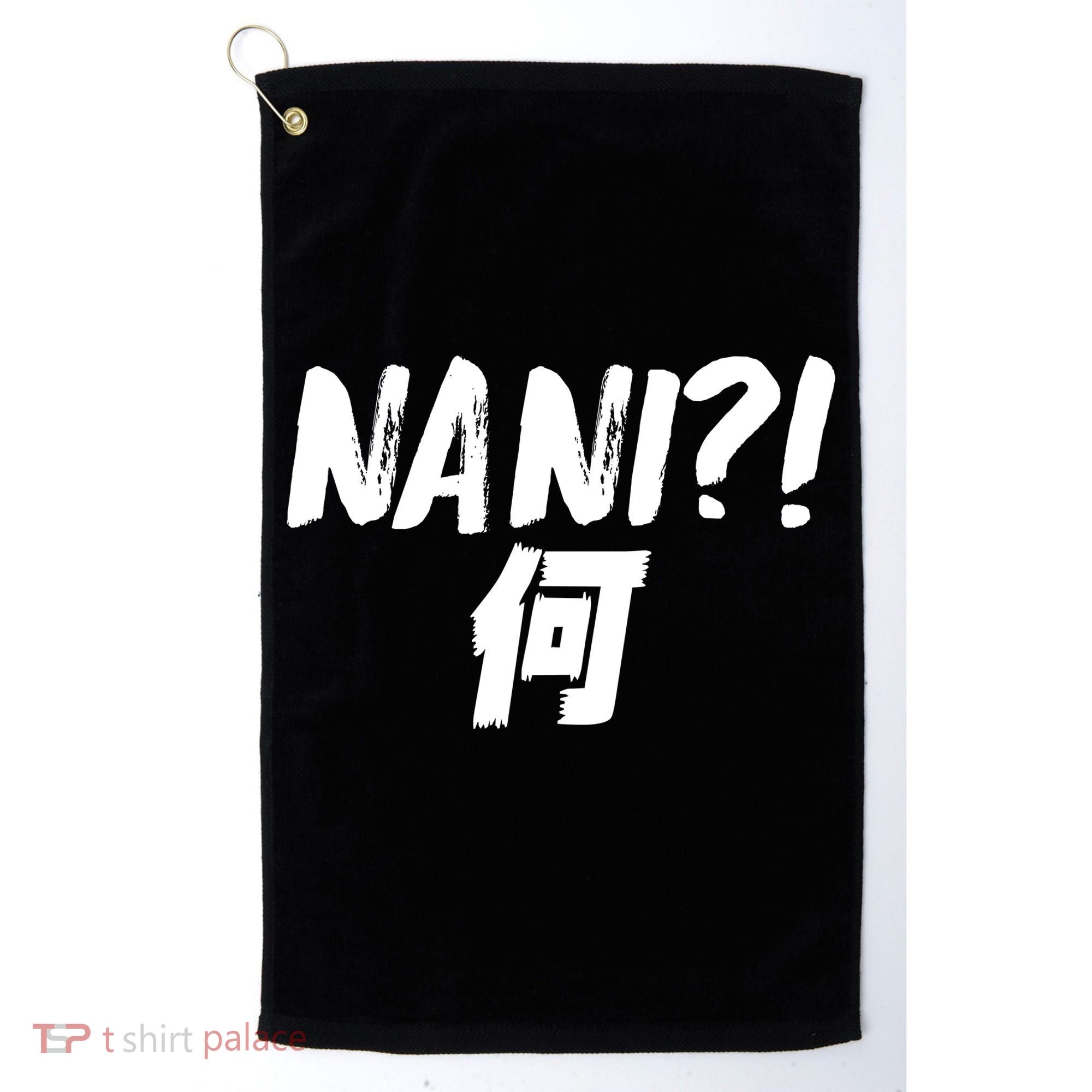 Japanese NANI WHAT Golf Towel