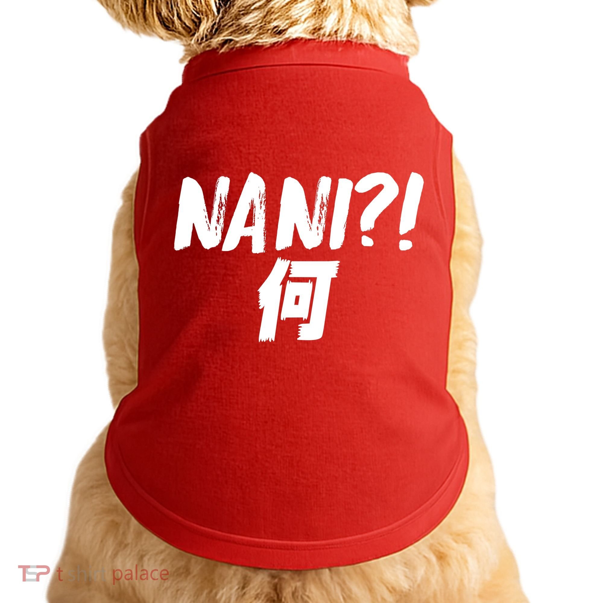 Japanese NANI WHAT Doggie Tank
