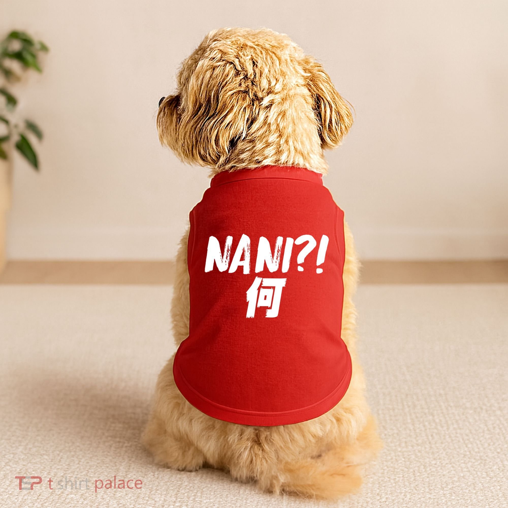 Japanese NANI WHAT Doggie Tank