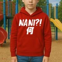 Japanese NANI WHAT Kids Hoodie thumb 2