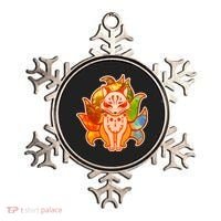 Japanese Nine Tails Kitsune Fox Elements Seasons Ornament thumb 0