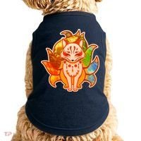Japanese Nine Tails Kitsune Fox Elements Seasons Doggie Tank thumb 0