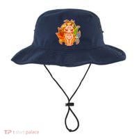 Japanese Nine Tails Kitsune Fox Elements Seasons Bucket Hat thumb 0
