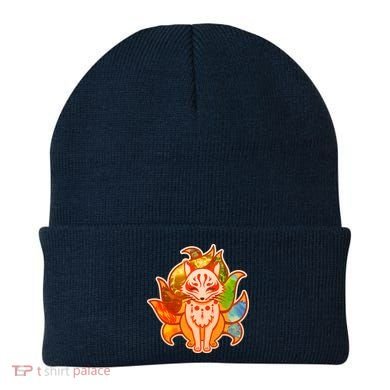 Japanese Nine Tails Kitsune Fox Elements Seasons Beanie