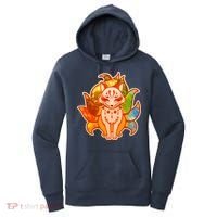 Japanese Nine Tails Kitsune Fox Elements Seasons Women's Hoodie thumb 0