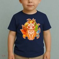 Japanese Nine Tails Kitsune Fox Elements Seasons Toddler T-Shirt thumb 2