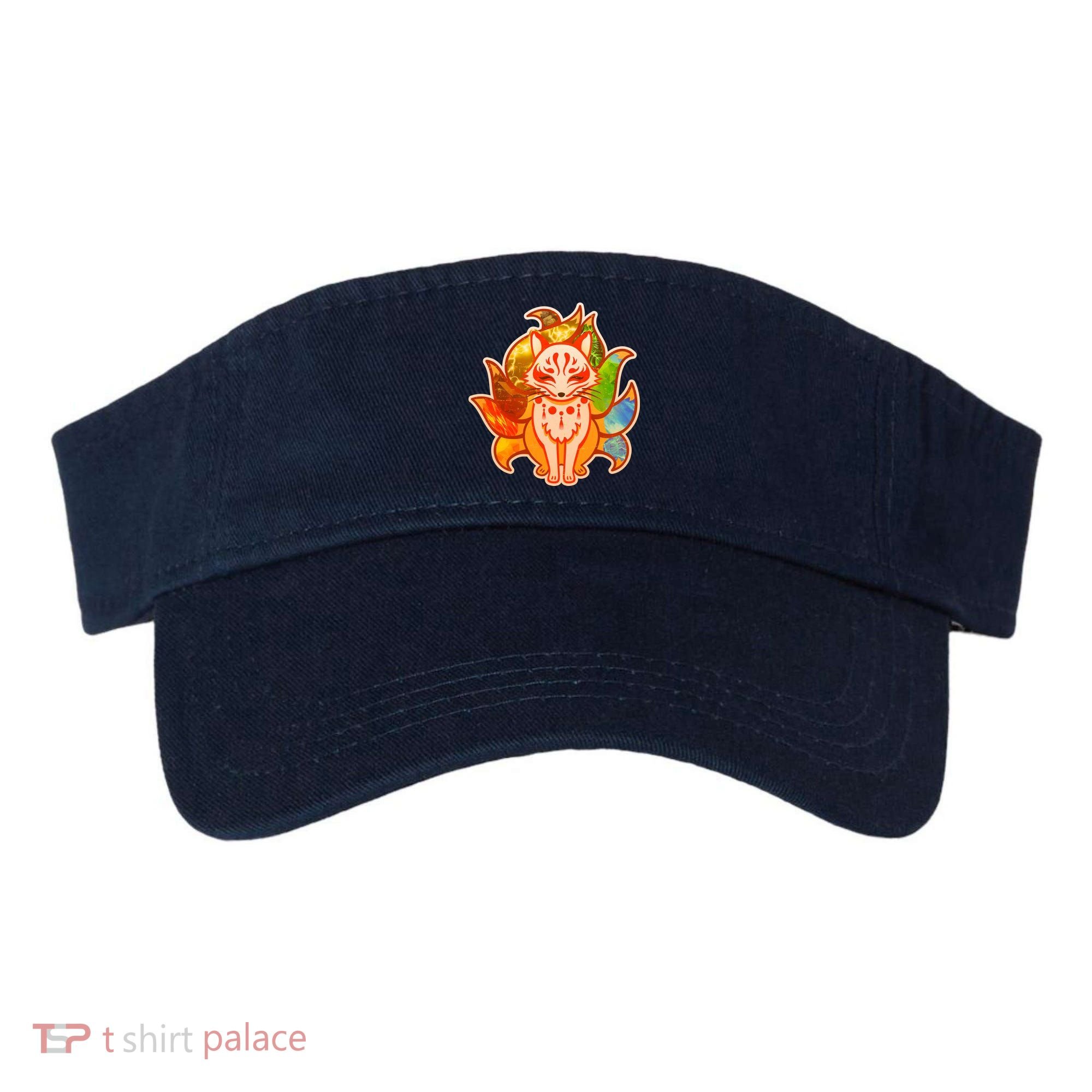 Japanese Nine Tails Kitsune Fox Elements Seasons Visor