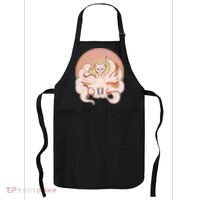 Japanese Nine Tails Kitsune Fox Emblem Pattern Apron thumb 0