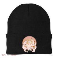 Japanese Nine Tails Kitsune Fox Emblem Pattern Beanie thumb 0