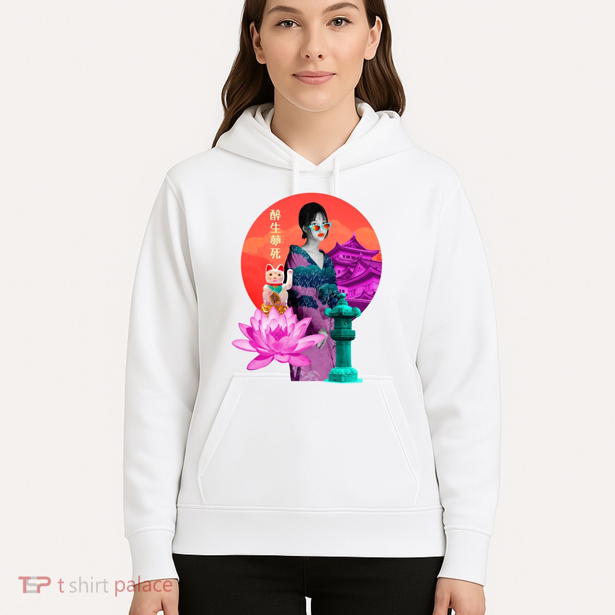 Japanese Photo Temple Hoodie