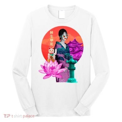 Japanese Photo Temple Long Sleeve Shirt