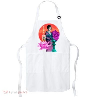 Japanese Photo Temple Apron