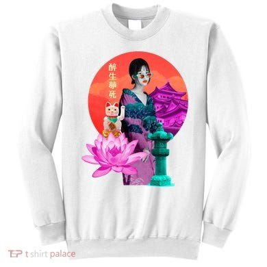 Japanese Photo Temple Sweatshirt