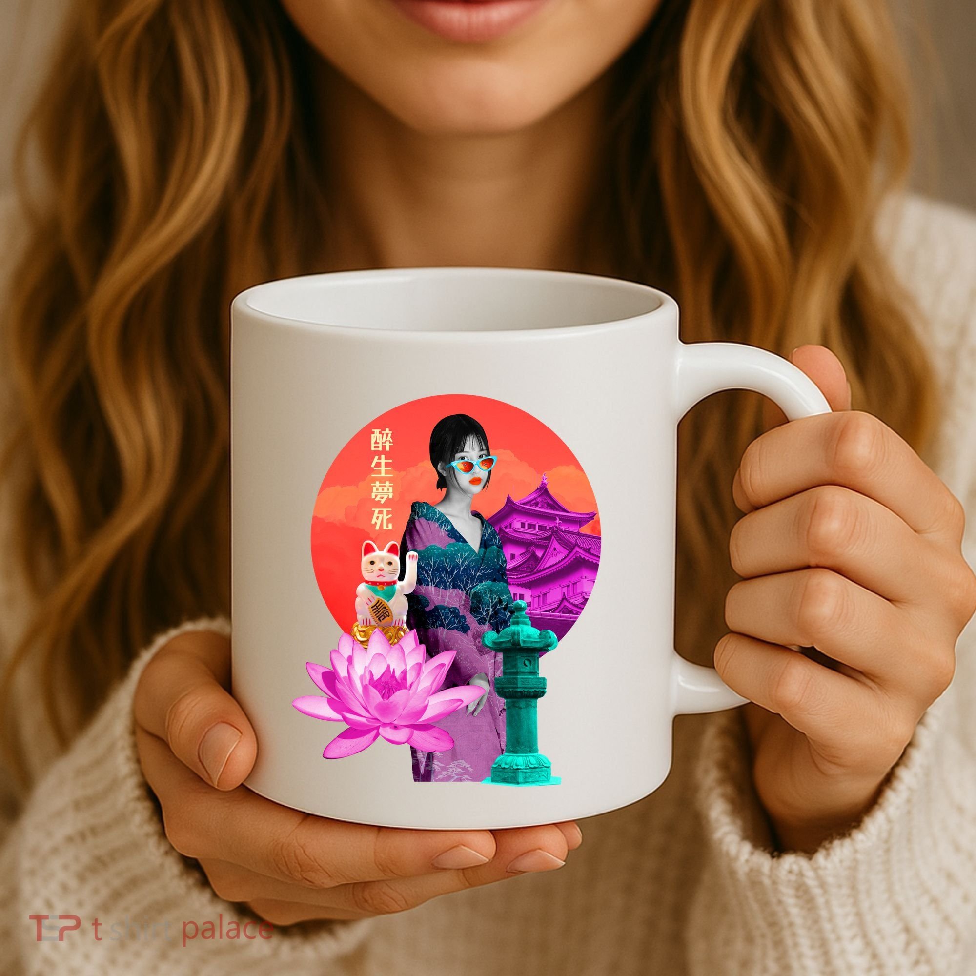 Japanese Photo Temple Coffee Mug