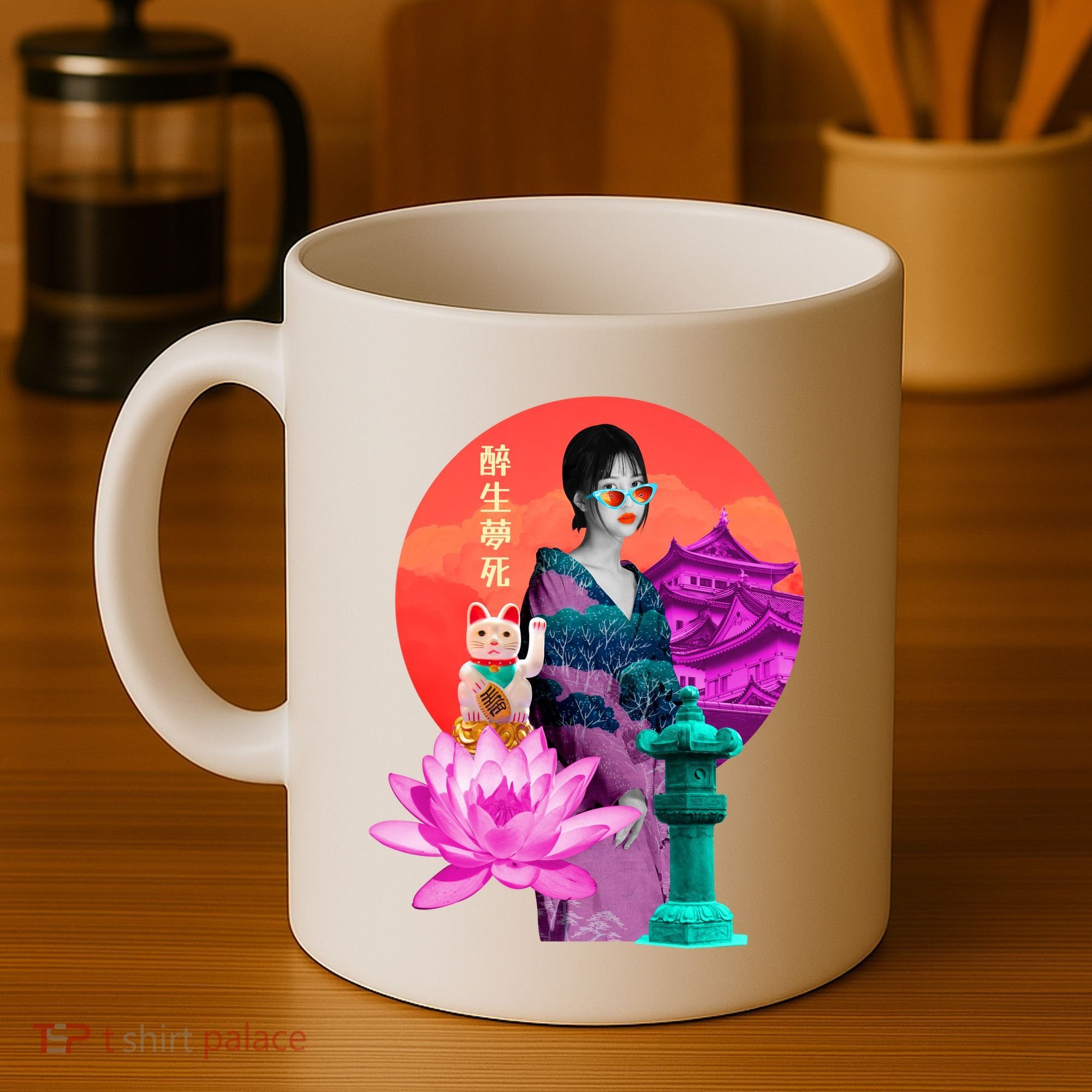 Japanese Photo Temple Coffee Mug