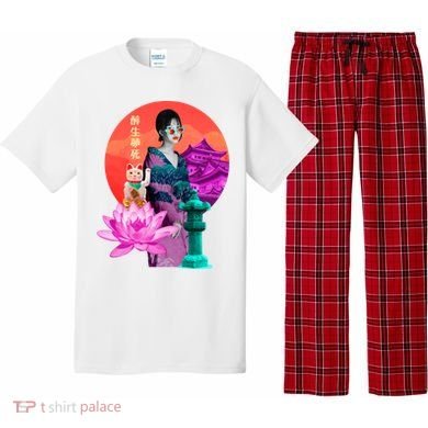 Japanese Photo Temple Pajama Set
