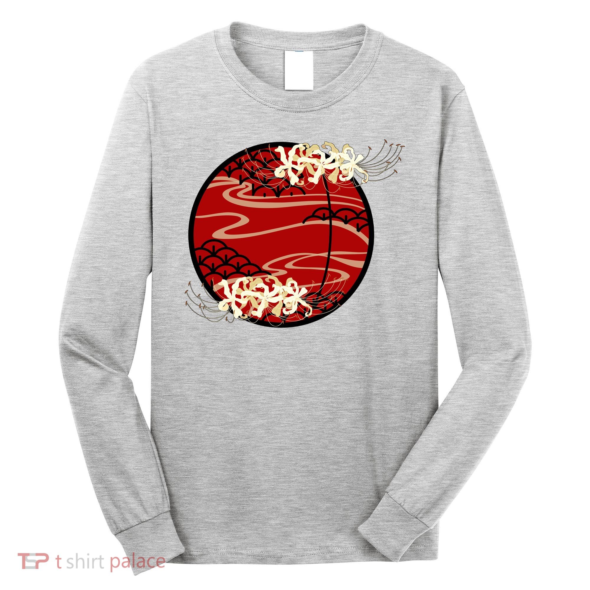 Japanese Spider Lily Long Sleeve Shirt
