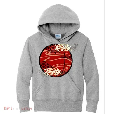 Japanese Spider Lily Kids Hoodie