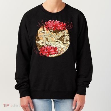 Japanese Spider Lily Watercolor Women's Sweatshirt