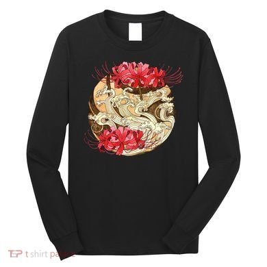 Japanese Spider Lily Watercolor Long Sleeve Shirt