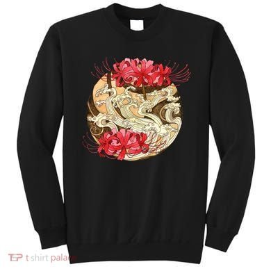Japanese Spider Lily Watercolor Sweatshirt