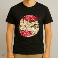 Japanese Spider Lily Watercolor T-Shirt thumb 3
