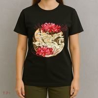 Japanese Spider Lily Watercolor T-Shirt thumb 4