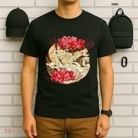 Japanese Spider Lily Watercolor T-Shirt thumb 6