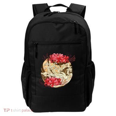 Japanese Spider Lily Watercolor Backpack
