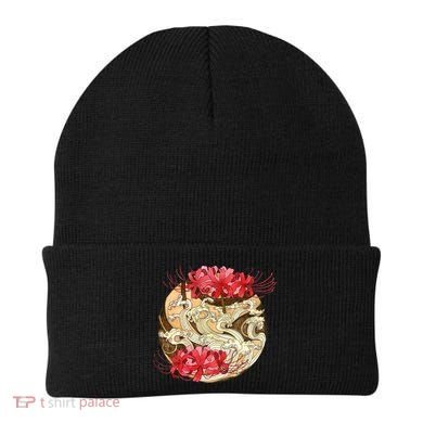 Japanese Spider Lily Watercolor Beanie
