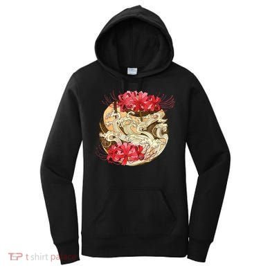 Japanese Spider Lily Watercolor Women's Hoodie