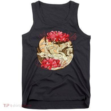 Japanese Spider Lily Watercolor Tank Top