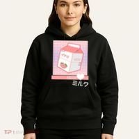 Japanese Vaporwave Strawberry Milk Box Hoodie thumb 5