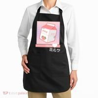 Japanese Vaporwave Strawberry Milk Box Apron thumb 2