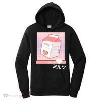 Japanese Vaporwave Strawberry Milk Box Women's Hoodie thumb 0