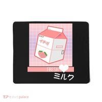 Japanese Vaporwave Strawberry Milk Box Mousepad thumb 0