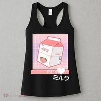 Japanese Vaporwave Strawberry Milk Box Women's Tank Top thumb 3