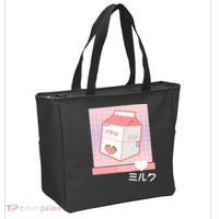 Japanese Vaporwave Strawberry Milk Box Tote Bag thumb 2