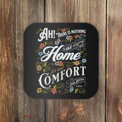 Jane Austen Quote Emma Coaster