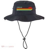 Juneau Alaska Retro Sunset Bucket Hat thumb 0