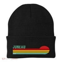 Juneau Alaska Retro Sunset Beanie thumb 0