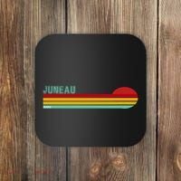 Juneau Alaska Retro Sunset Coaster thumb 0