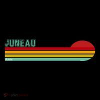 Juneau Alaska Retro Sunset Coaster thumb 2