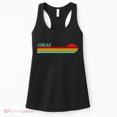 Juneau Alaska Retro Sunset Women's Tank Top