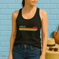 Juneau Alaska Retro Sunset Women's Tank Top thumb 2