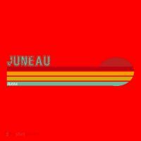 Juneau Alaska Retro Sunset Santa Hat thumb 1